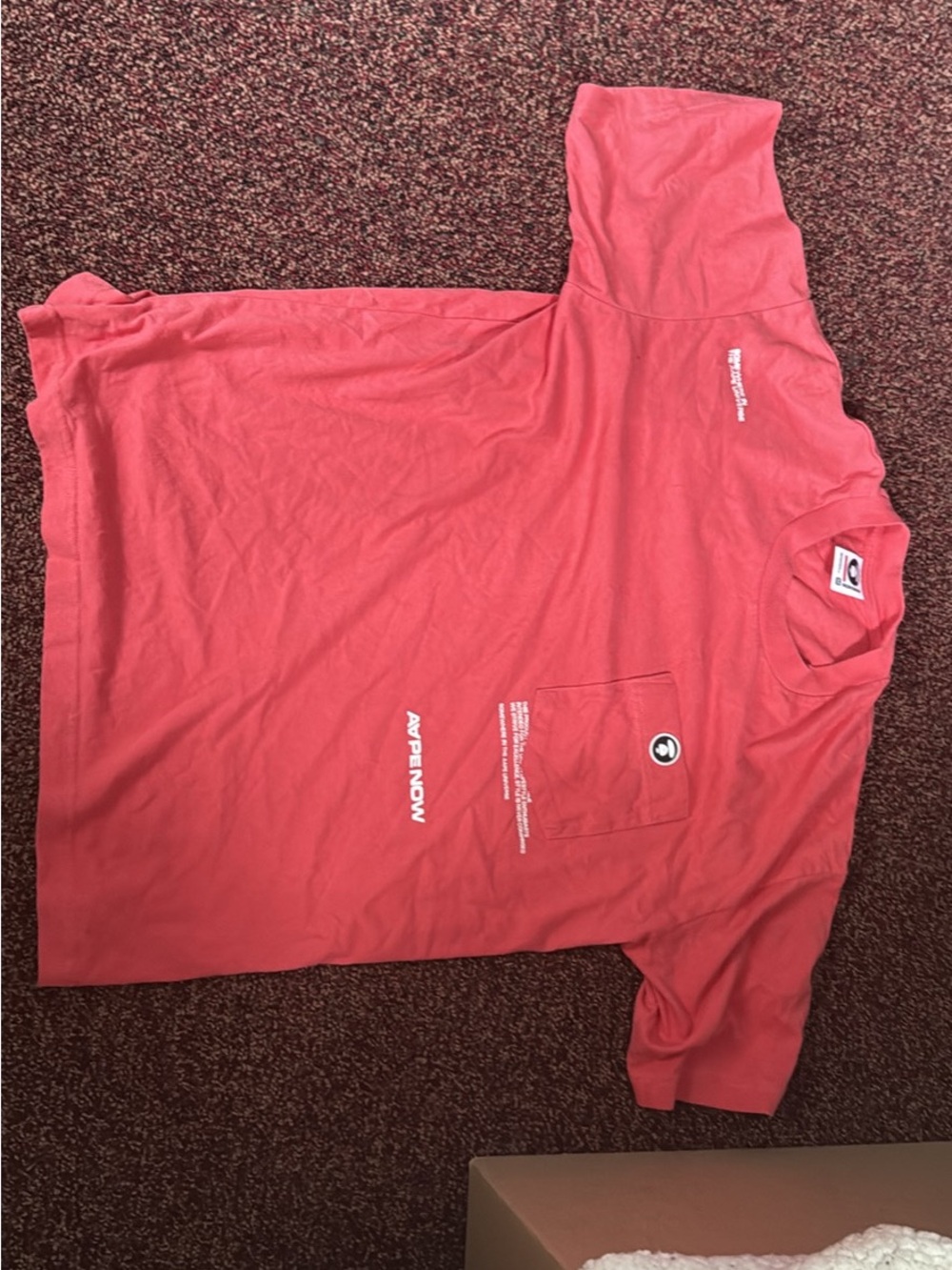 Bape t-shirt pink